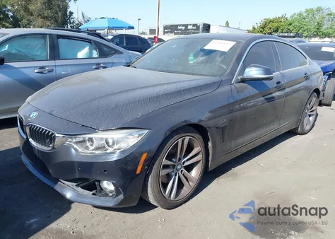 2017 BMW 430I Gran Coupe z USA, uszkodzony, nr VIN WBA4F7C5XHG786454